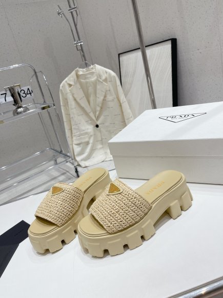 Prada - Женские шлепанцы ST3_0707PR1