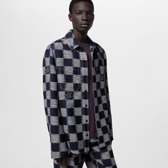 Louis Vuitton Damier - Мужская рубашка жакет DZ_2012LV4