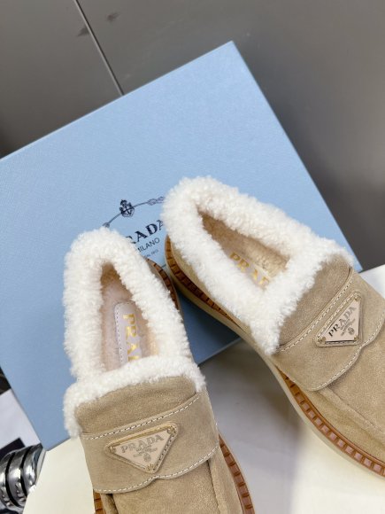 Prada - Женские ботинки мокасины ST3_0410PR9