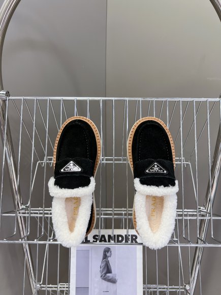 Prada - Женские ботинки мокасины ST3_0410PR9