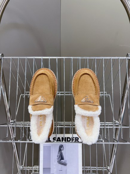 Prada - Женские ботинки мокасины ST3_0410PR9