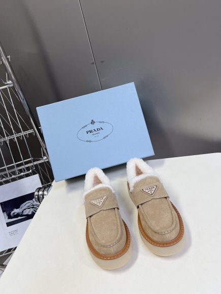 Prada - Женские ботинки мокасины ST3_0410PR9