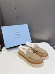 Prada - Женские ботинки мокасины ST3_0410PR9