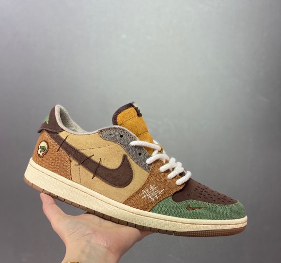 Air Jordan 1 Retro Low OG Zion Williamson Voodoo Мужские кроссовки ZO_2601NI3