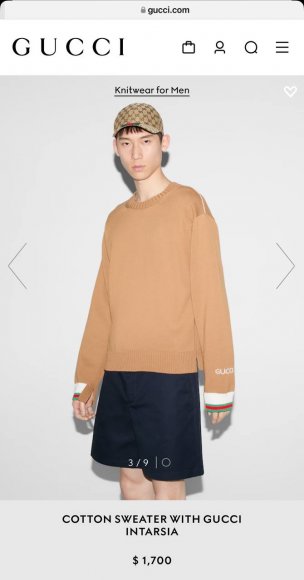 Gucci Lido - Мужская шерстяная кофта свитер DZ_1810GU8 Gucci Lido - Мужская шерстяная кофта свитер DZ_1810GU8