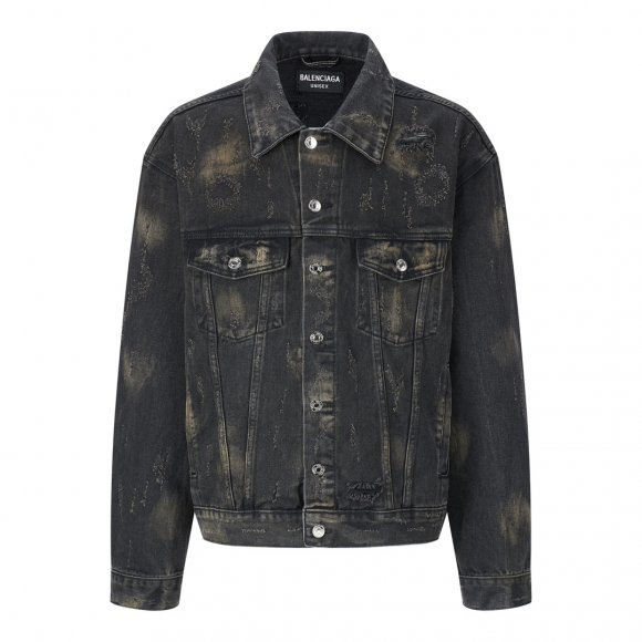 Balenciaga - Мужская джинсовая куртка С1_2306BA1 Balenciaga - Мужская джинсовая куртка С1_2306BA1