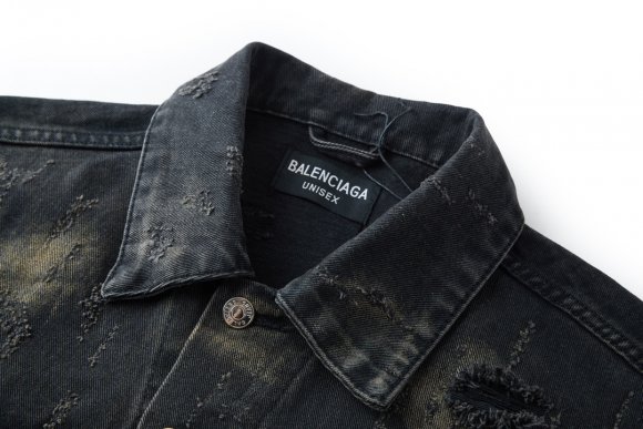 Balenciaga - Мужская джинсовая куртка С1_2306BA1 Balenciaga - Мужская джинсовая куртка С1_2306BA1