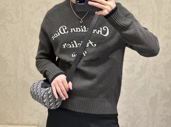 Dior Atelier - Мужская шерстяная кофта свитер AH_1210DI1