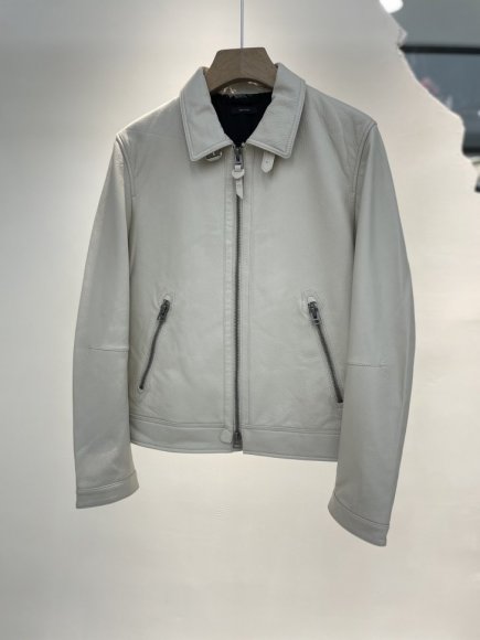 Tom Ford 2022 Мужская кожаная куртка ML_1408TF1 Tom Ford 2022 Мужская кожаная куртка ML_1408TF1