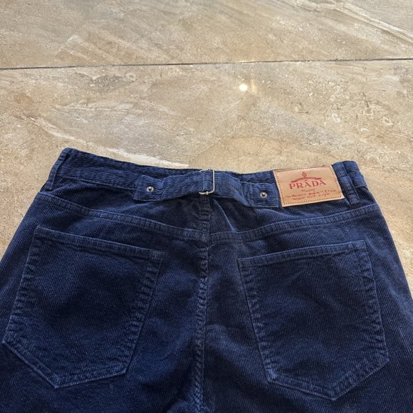 Prada - Мужские вельветовые штаны брюки MI_1911PR4