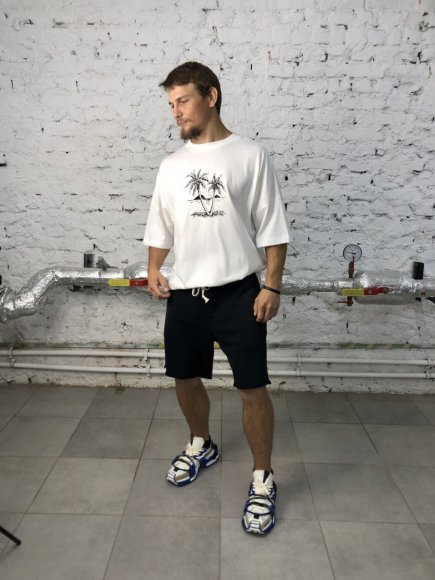 Palm Angels Мужская футболка S3D_2401PL2 Palm Angels Мужская футболка S3D_2401PL2