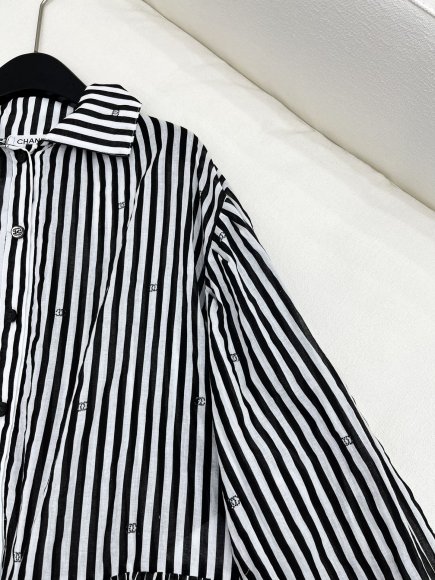 Chanel - Женская рубашка туника платье 3D_2007CH6