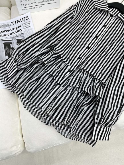 Chanel - Женская рубашка туника платье 3D_2007CH6