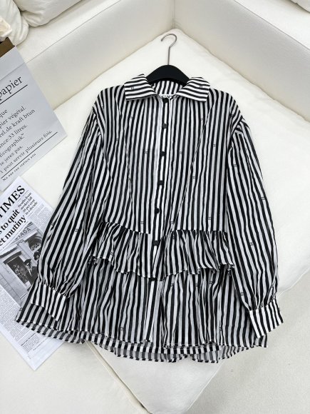 Chanel - Женская рубашка туника платье 3D_2007CH6