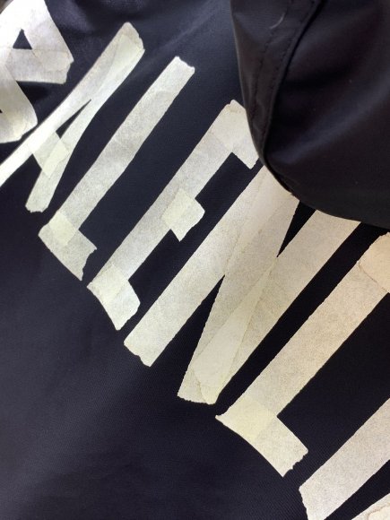 Balenciaga Tape Type - Мужская куртка ветровка TI_2908BA8