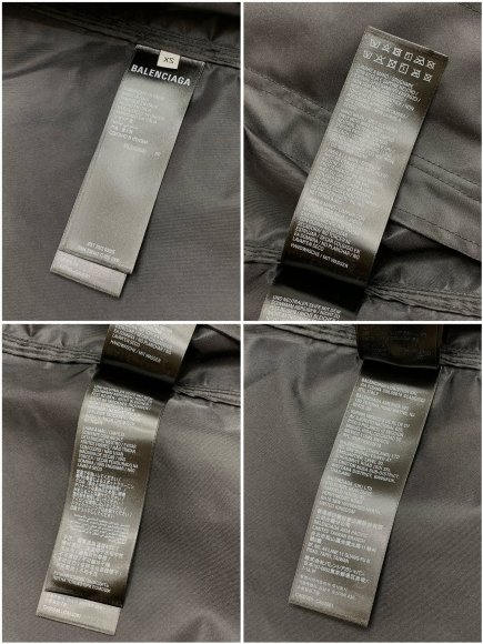 Balenciaga Tape Type - Мужская куртка ветровка TI_2908BA8