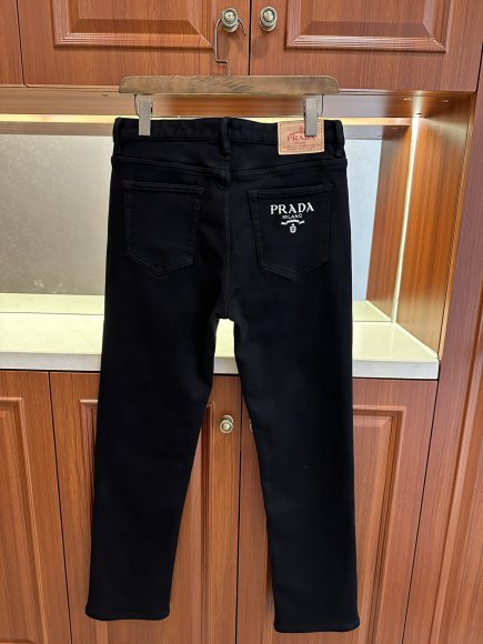 Prada - Мужские утепленные штаны джинсы MI_1911PR5