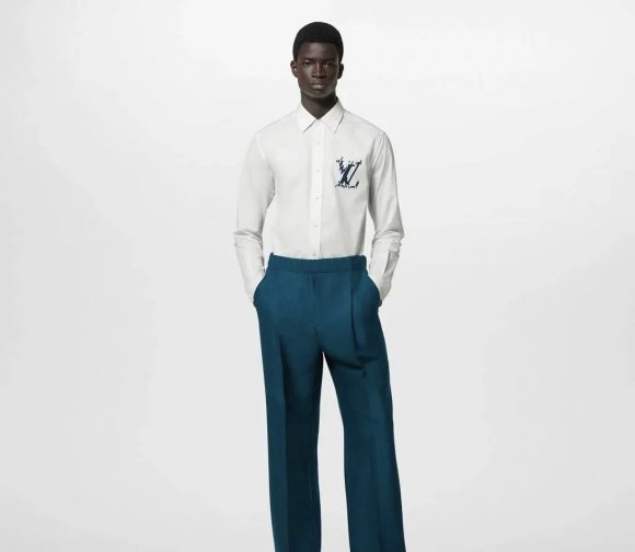 Louis Vuitton - Мужская рубашка DZ_1310LV1 Louis Vuitton - Мужская рубашка DZ_1310LV1