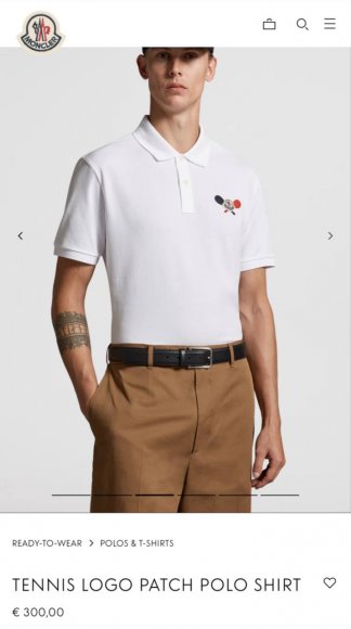 Moncler - Мужская футболка майка поло MI_2806MO10 Moncler - Мужская футболка майка поло MI_2806MO10