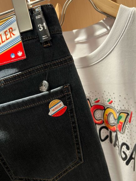 Moncler - Мужские штаны джинсы DF_0208MO6 Moncler - Мужские штаны джинсы DF_0208MO6