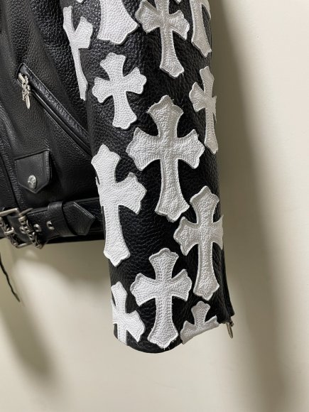 Chrome Hearts 2022 Мужская кожаная куртка ML_1408CH5 Chrome Hearts 2022 Мужская кожаная куртка ML_1408CH5