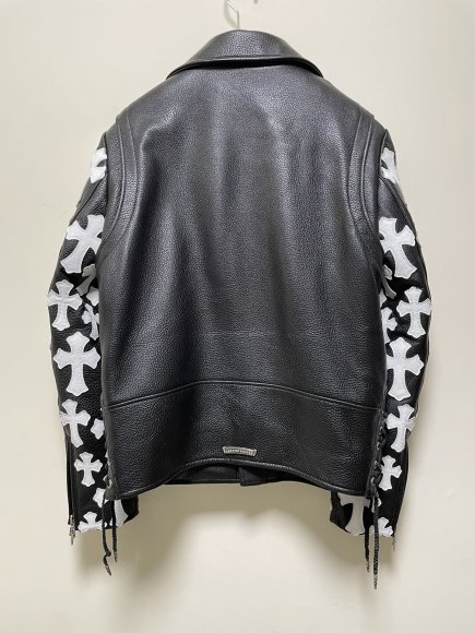 Chrome Hearts 2022 Мужская кожаная куртка ML_1408CH5 Chrome Hearts 2022 Мужская кожаная куртка ML_1408CH5