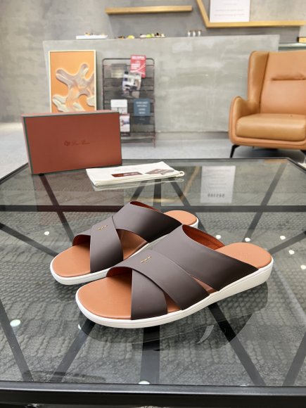 Loro Piana - Мужские шлепанцы сандалии RU_0304LP8 Loro Piana - Мужские шлепанцы сандалии RU_0304LP8