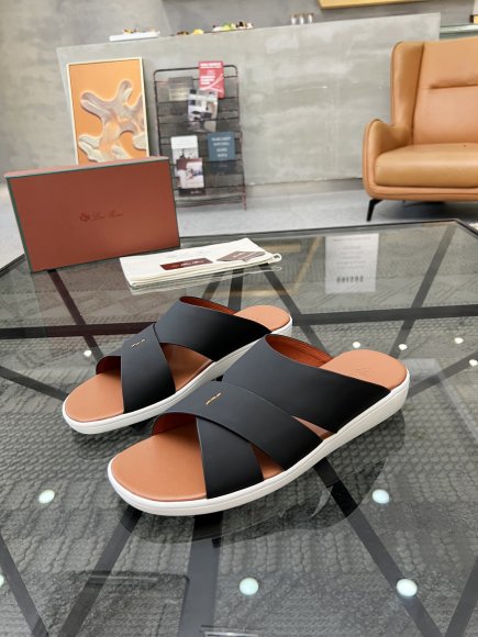 Loro Piana - Мужские шлепанцы сандалии RU_0304LP8 Loro Piana - Мужские шлепанцы сандалии RU_0304LP8