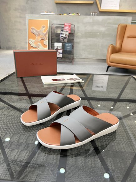 Loro Piana - Мужские шлепанцы сандалии RU_0304LP8 Loro Piana - Мужские шлепанцы сандалии RU_0304LP8