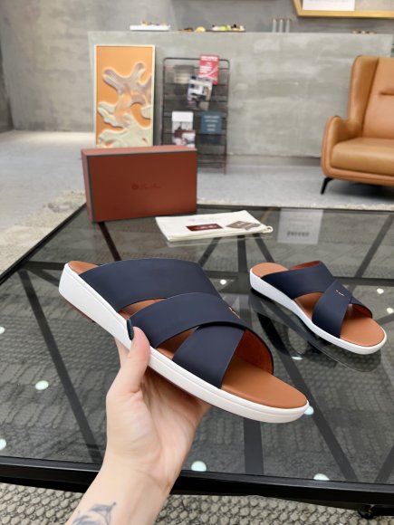 Loro Piana - Мужские шлепанцы сандалии RU_0304LP8 Loro Piana - Мужские шлепанцы сандалии RU_0304LP8