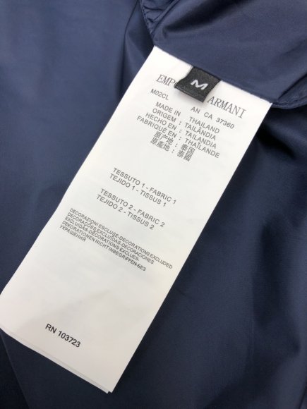 Emporio Armani - Мужская куртка ветровка DZ_3008EA1