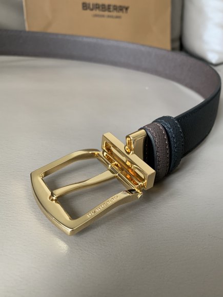 Burberry Мужской двусторонний ремень 3.4см. RE_1202BU2 Burberry Мужской двусторонний ремень 3.4см. RE_1202BU2