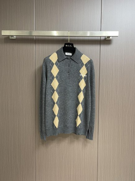 Miu Miu - Мужская кофта свитер поло кардиган DZ_2409MM8