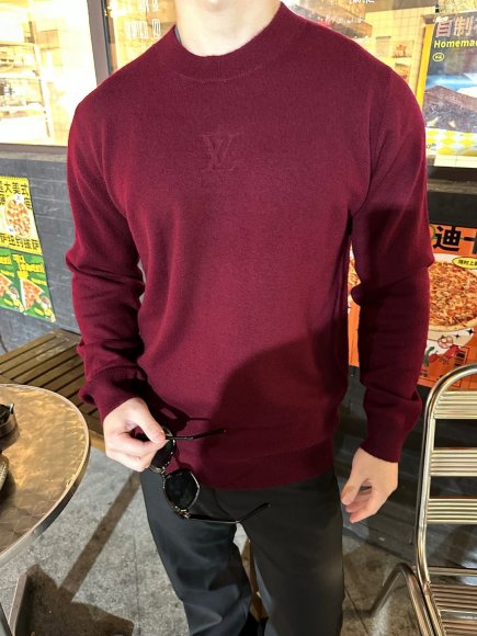 Louis Vuitton - Мужская шерстяная кофта свитер DZ_0312LV10 Louis Vuitton - Мужская шерстяная кофта свитер DZ_0312LV10