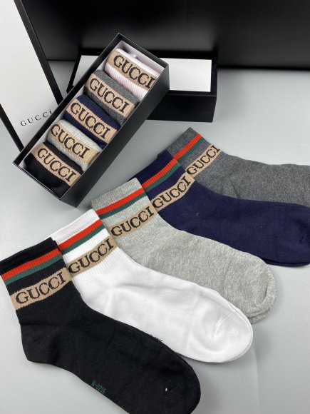Gucci носки комплект 5 пар AC_0502GU9 Gucci носки комплект 5 пар AC_0502GU9