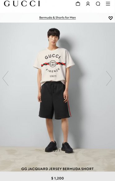 Gucci - Мужские шорты TI_0605GU9