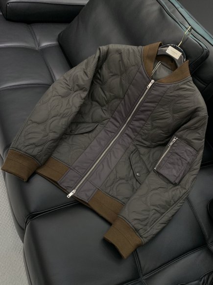 Tods - Мужская стеганая куртка бомбер TI_2612TO4