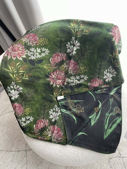 Gucci - Двусторонний шарф платок JX_0412GU3