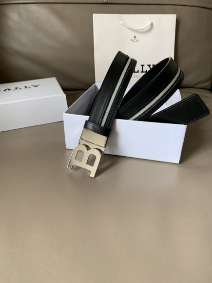 Bally Мужской двусторонний ремень 3.4см. RE_1202BA3 Bally Мужской двусторонний ремень 3.4см. RE_1202BA3