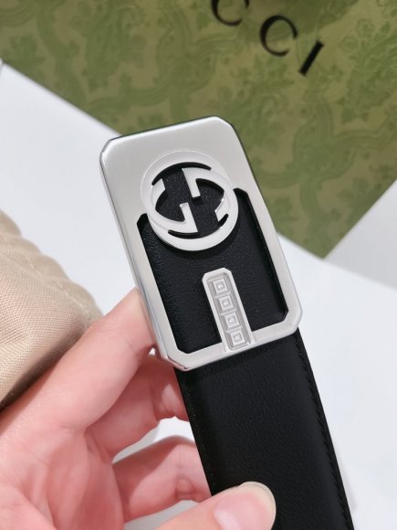 Gucci Мужской ремень 4.0см. RE_2103GU1