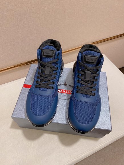 Prada - Мужские зимние ботинки кроссовки A1_0411PR2