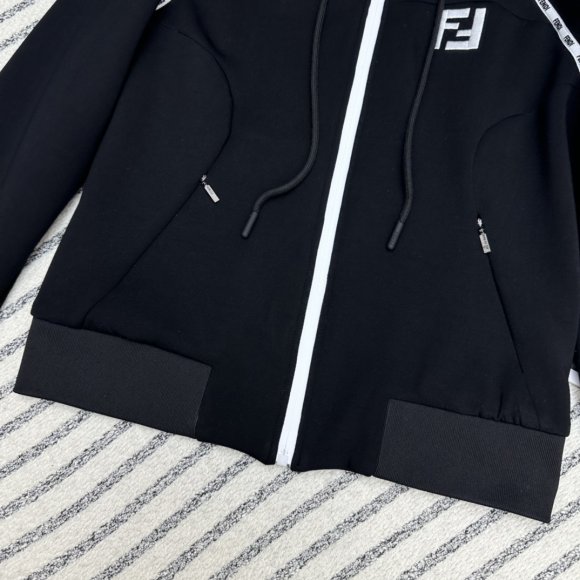 Fendi - Женская кофта толстовка куртка 3D_1212FE8