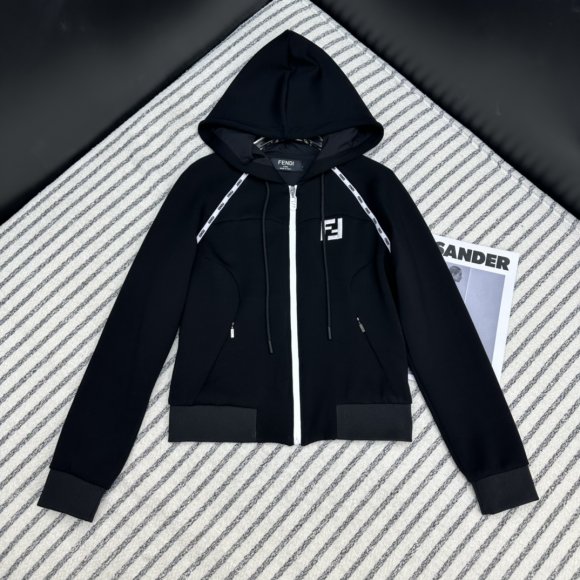 Fendi - Женская кофта толстовка куртка 3D_1212FE8