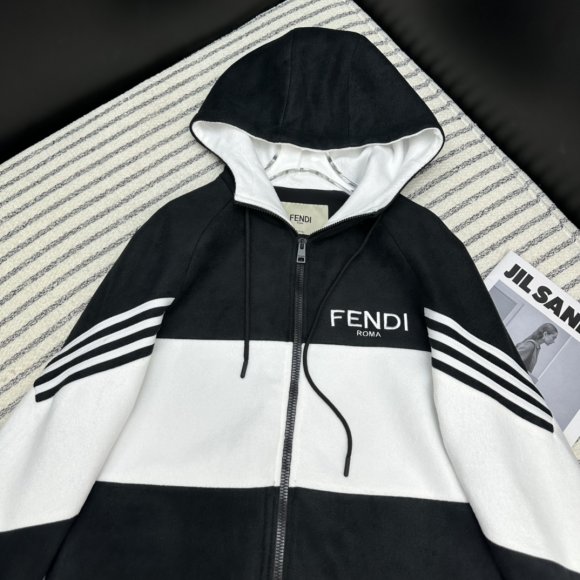 Fendi - Женская кофта толстовка куртка 3D_1212FE9