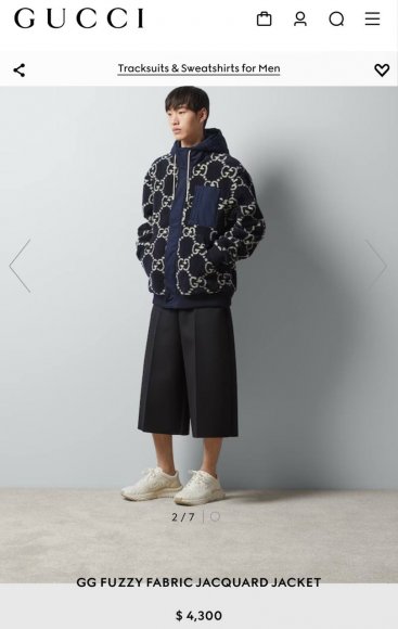 Gucci Cruise - Мужская куртка толстовка ACE_1103GU2 Gucci Cruise - Мужская куртка толстовка ACE_1103GU2