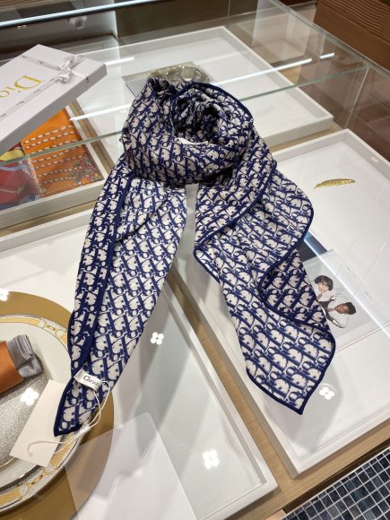 Dior - Кашемировый шарф платок JX_0412DI9 Dior - Кашемировый шарф платок JX_0412DI9