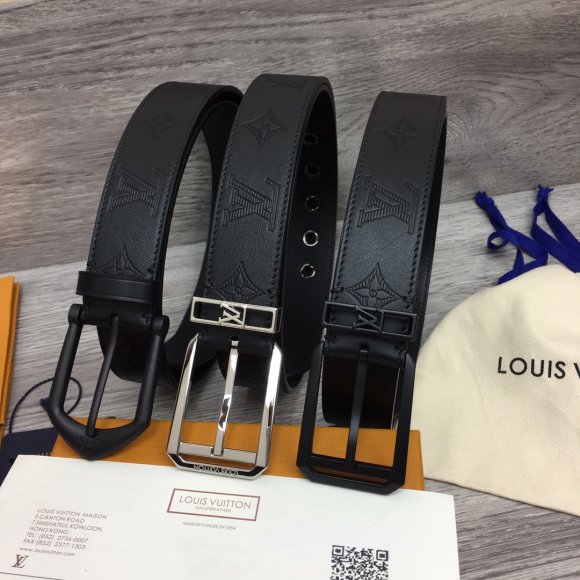 Louis Vuitton Мужской ремень 3.5см RE_2211LV4