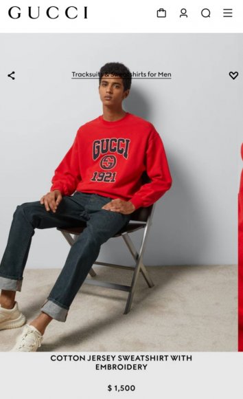 Gucci - Мужская кофта свитшот ACE_1103GU3