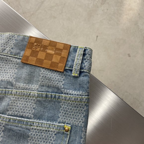 Louis Vuitton Damier Skate - Мужские штаны джинсы TJ_1906LV1 Louis Vuitton Damier Skate - Мужские штаны джинсы TJ_1906LV1