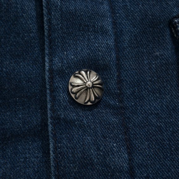 Chrome Hearts - Мужская джинсовая стеганая куртка ветровка ACE_1908CH6